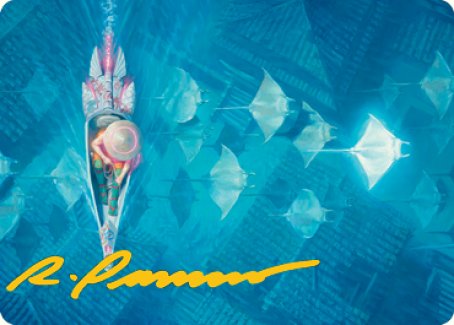 Discover the Impossible Art Card (Gold-Stamped Signature) [Kamigawa: Neon Dynasty Art Series] | Game Haven TX