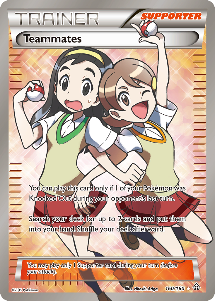 Teammates (160/160) [XY: Primal Clash] | Game Haven TX