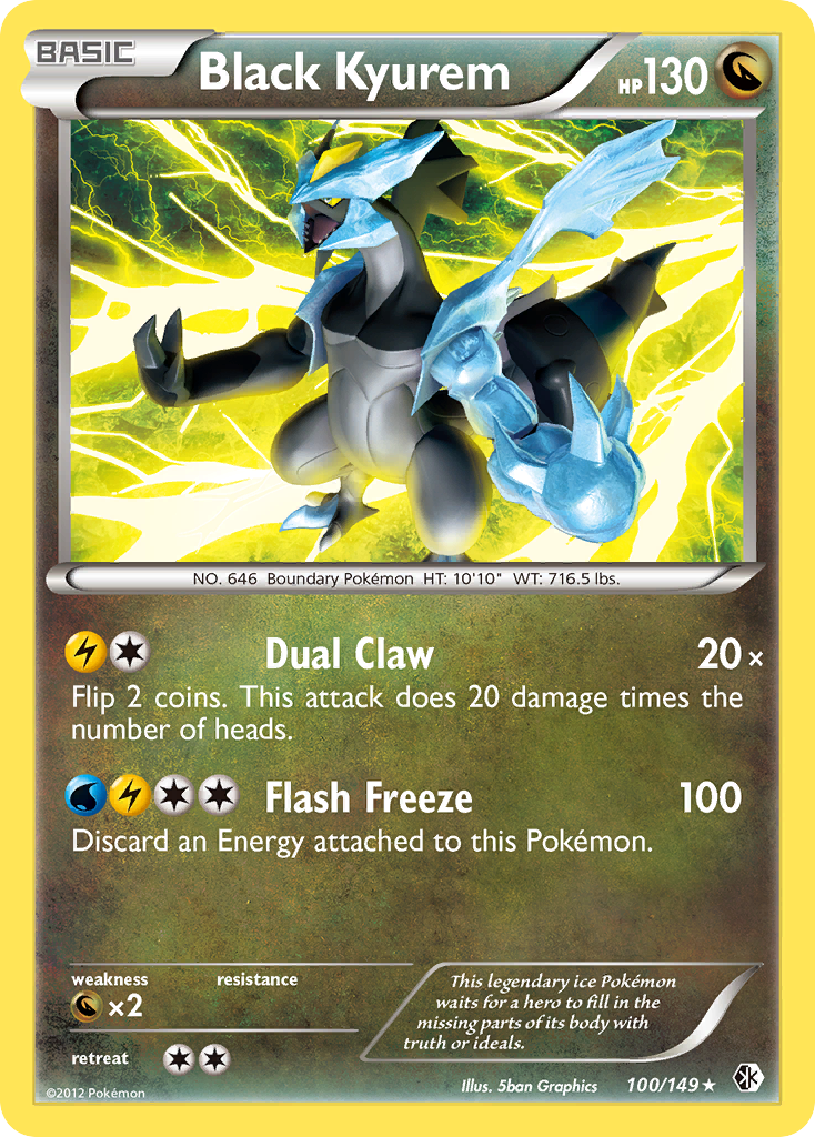 Black Kyurem (100/149) [Black & White: Boundaries Crossed] | Game Haven TX