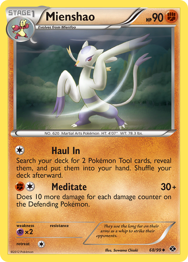 Mienshao (68/99) [Black & White: Next Destinies] | Game Haven TX