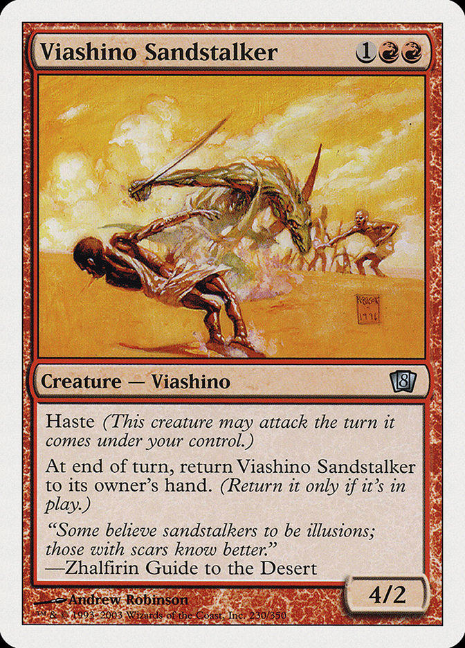 Viashino Sandstalker [Eighth Edition] | Game Haven TX