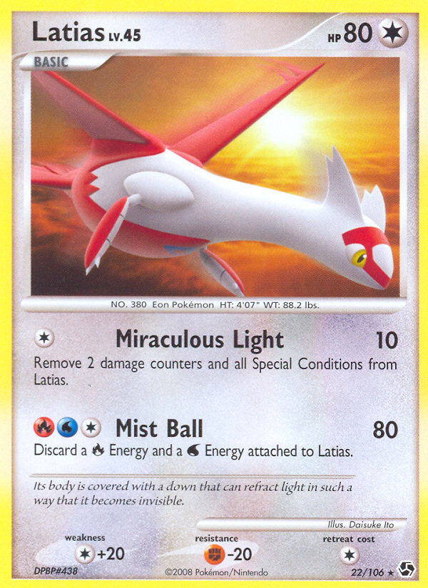 Latias (22/106) [Diamond & Pearl: Great Encounters] | Game Haven TX