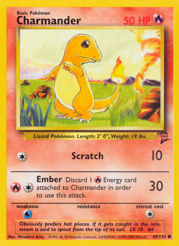 Charmander (69/130) [Base Set 2] | Game Haven TX
