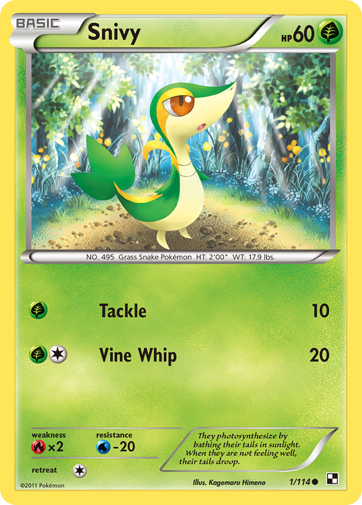 Snivy (1/114) [Black & White: Base Set] | Game Haven TX