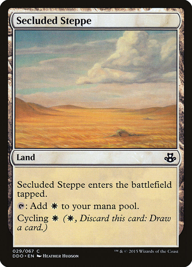 Secluded Steppe [Duel Decks: Elspeth vs. Kiora] | Game Haven TX