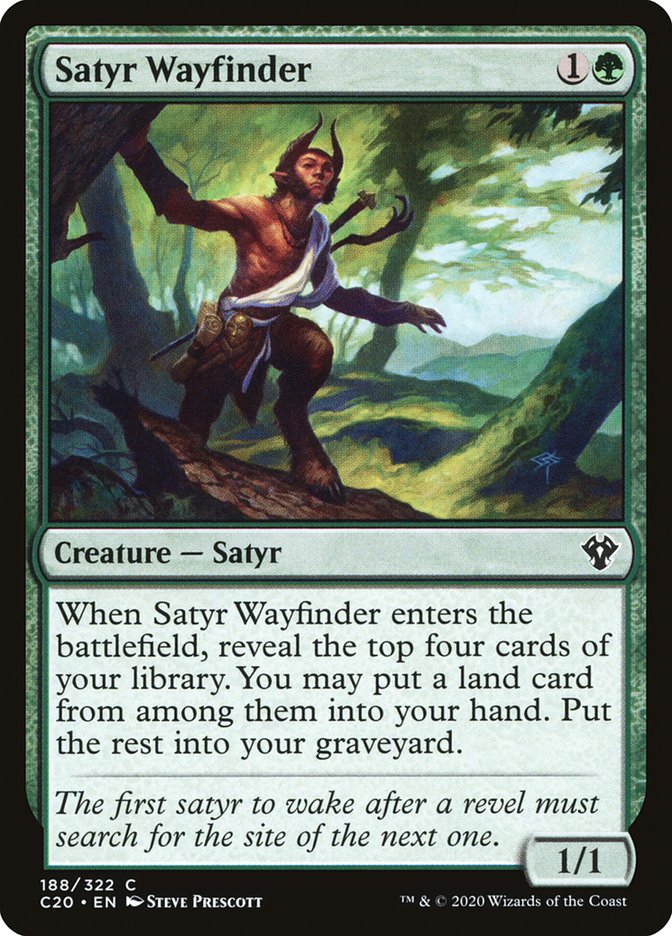 Satyr Wayfinder [Commander 2020] | Game Haven TX