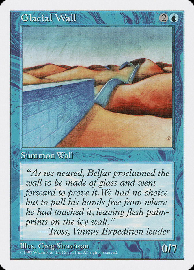 Glacial Wall [Fifth Edition] | Game Haven TX