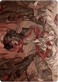 Thwart the Grave Art Card [Zendikar Rising Art Series] | Game Haven TX