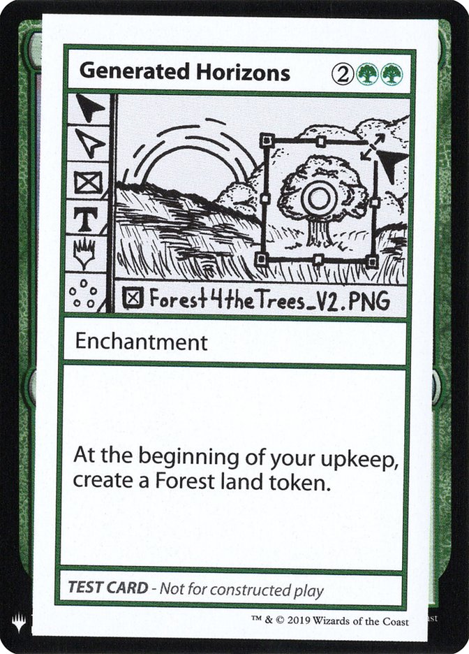 Generated Horizons [Mystery Booster Playtest Cards] | Game Haven TX
