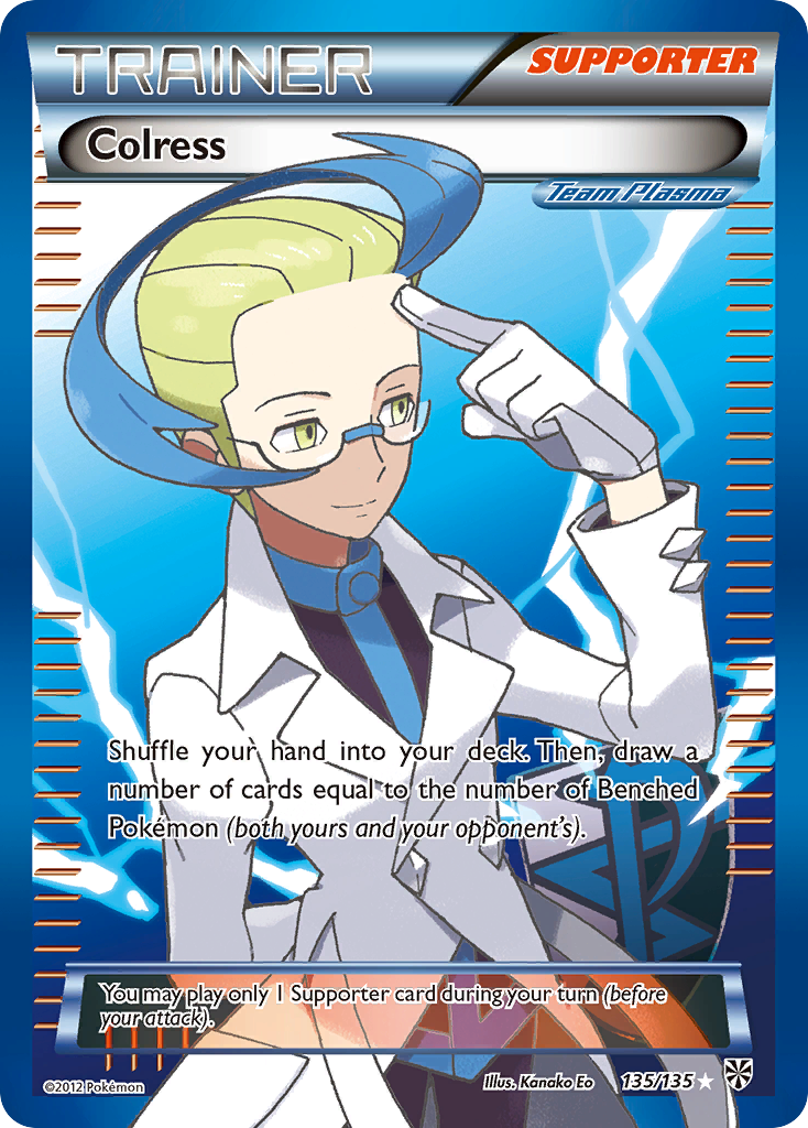 Colress (135/135) [Black & White: Plasma Storm] | Game Haven TX