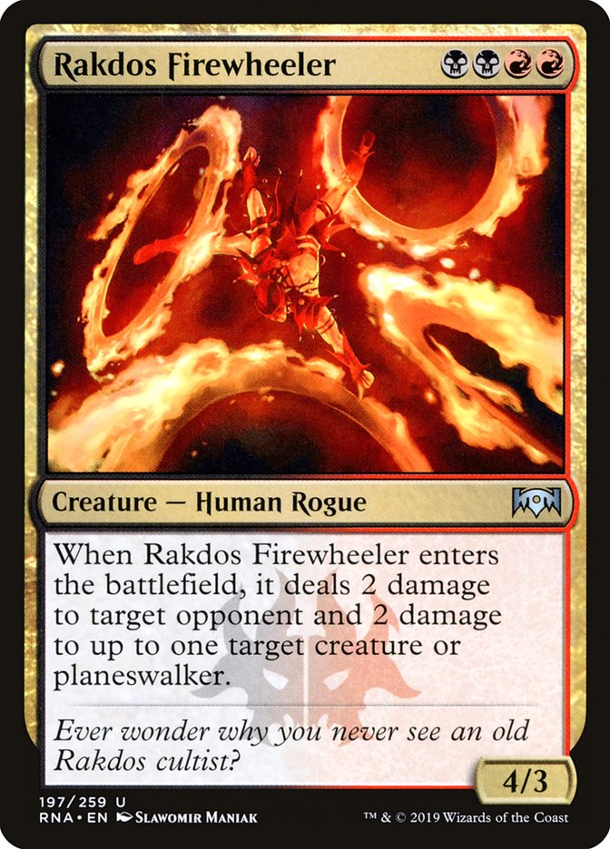 Rakdos Firewheeler [Ravnica Allegiance] | Game Haven TX