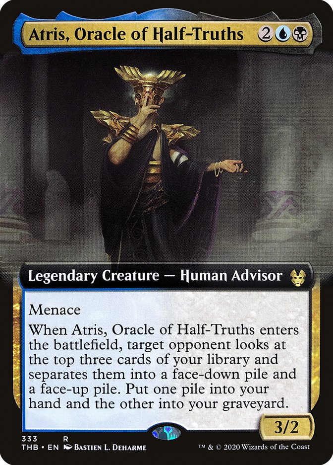 Atris, Oracle of Half-Truths (Extended Art) [Theros Beyond Death] | Game Haven TX