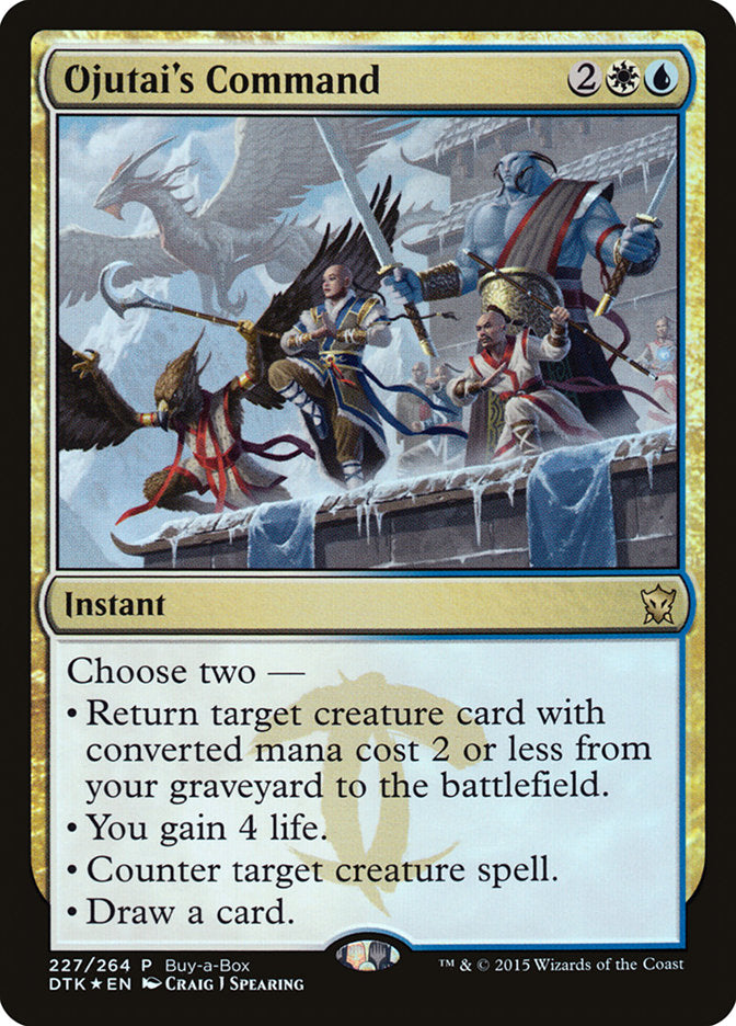Ojutai's Command [Dragons of Tarkir Promos] | Game Haven TX