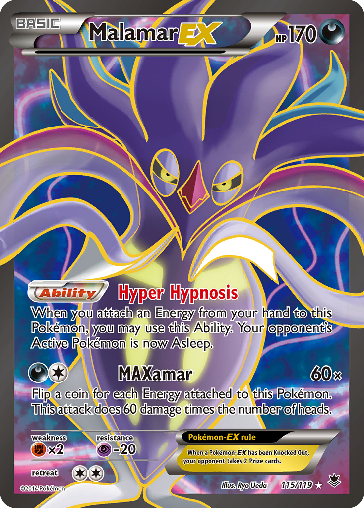 Malamar EX (115/119) [XY: Phantom Forces] | Game Haven TX