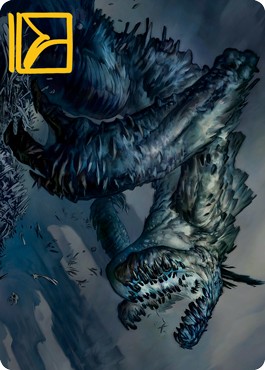 Necrogoyf Art Card (Gold-Stamped Signature) [Modern Horizons 2 Art Series] | Game Haven TX