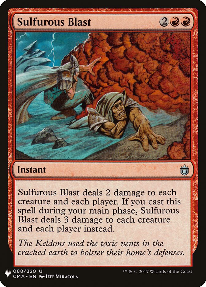 Sulfurous Blast [Mystery Booster] | Game Haven TX