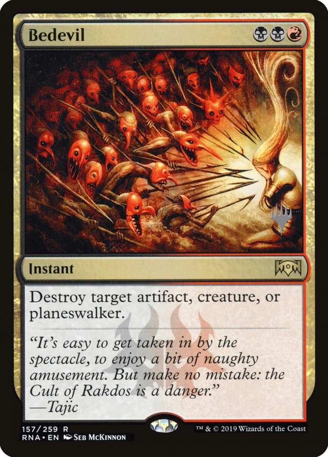 Bedevil [Ravnica Allegiance Promos] | Game Haven TX
