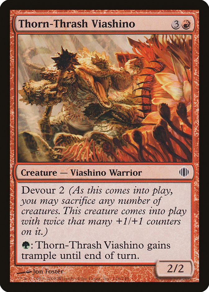 Thorn-Thrash Viashino [Shards of Alara] | Game Haven TX