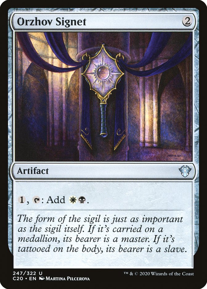 Orzhov Signet [Commander 2020] | Game Haven TX