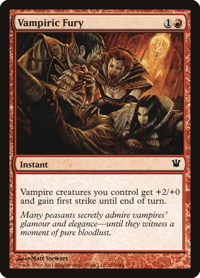 Vampiric Fury [Innistrad] | Game Haven TX