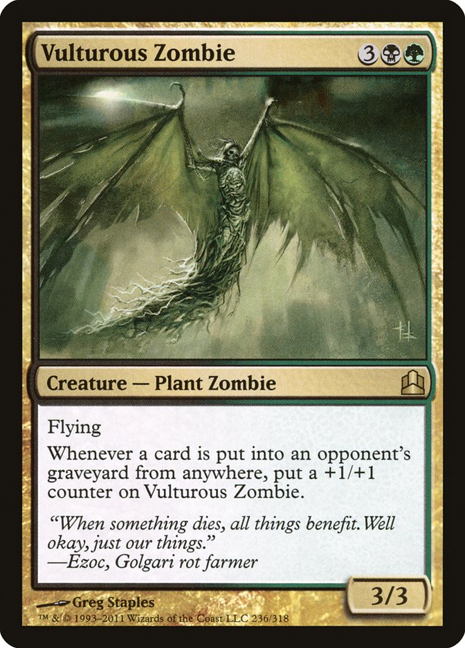 Vulturous Zombie [Commander 2011] | Game Haven TX