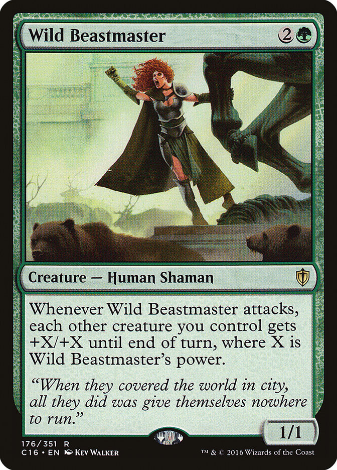 Wild Beastmaster [Commander 2016] | Game Haven TX