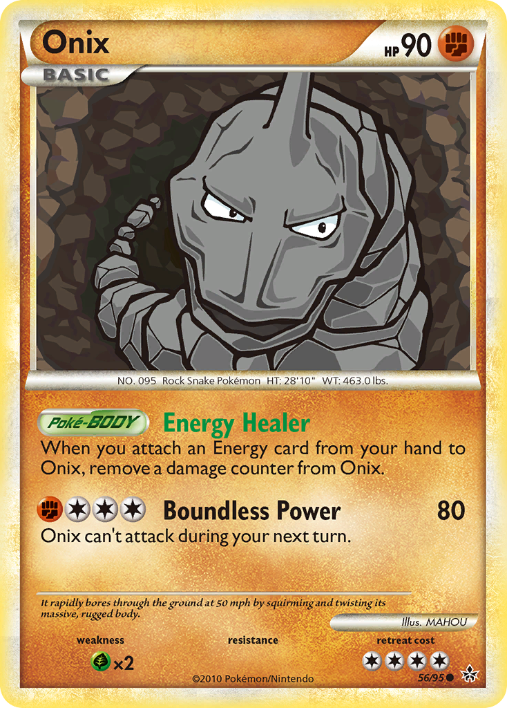 Onix (56/95) [HeartGold & SoulSilver: Unleashed] | Game Haven TX