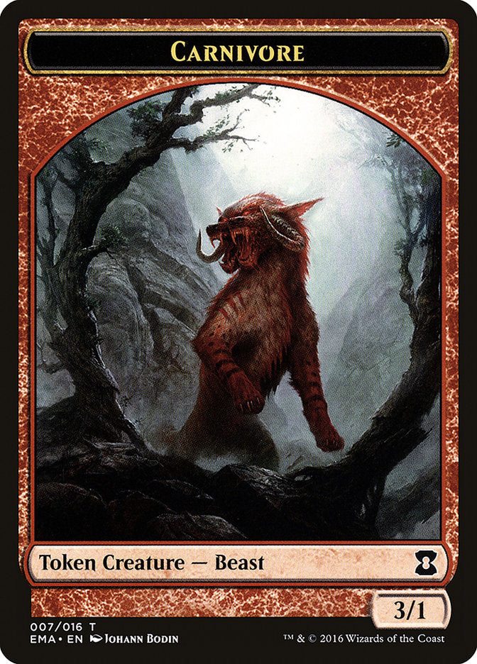 Carnivore [Eternal Masters Tokens] | Game Haven TX