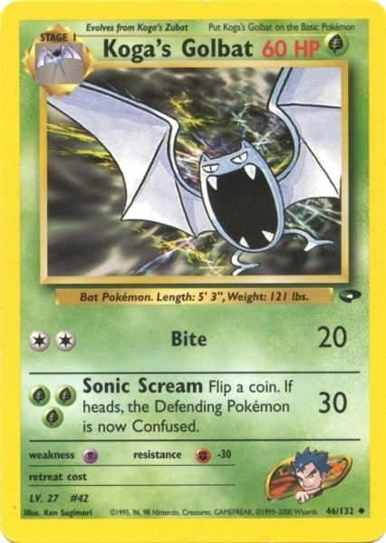 Koga's Golbat (46/132) [Gym Challenge Unlimited] | Game Haven TX