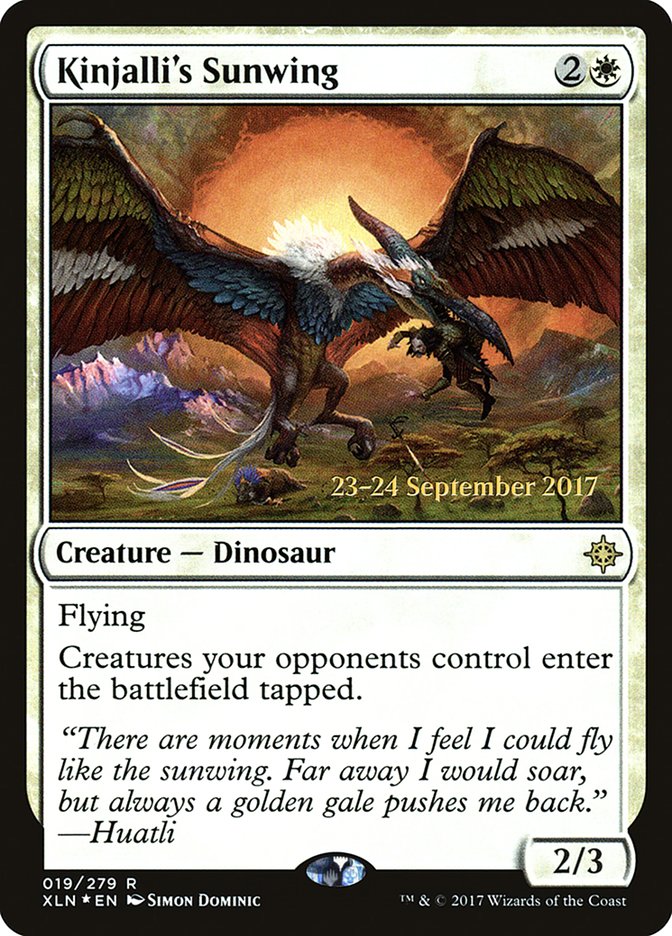 Kinjalli's Sunwing [Ixalan Promos] | Game Haven TX