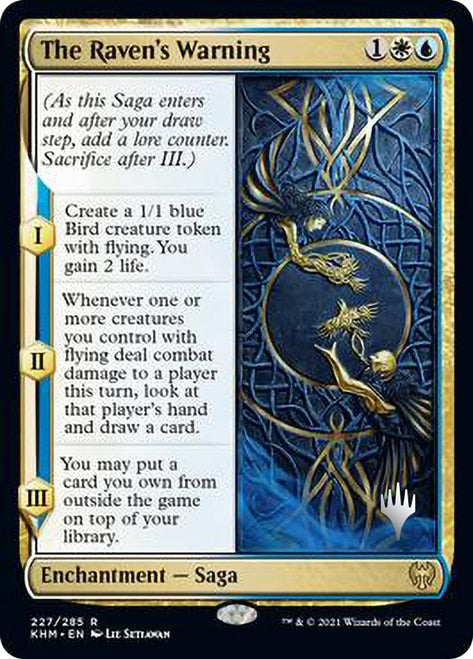 The Raven's Warning [Kaldheim Promo Pack] | Game Haven TX