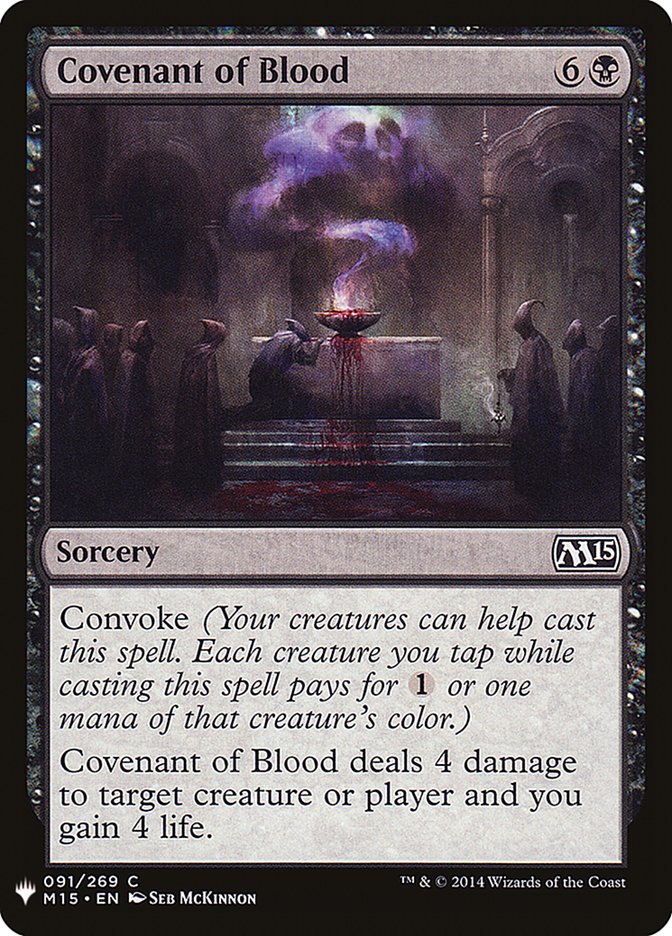 Covenant of Blood [Mystery Booster] | Game Haven TX