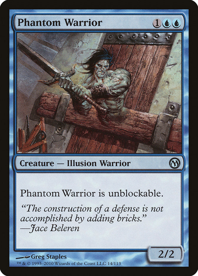 Phantom Warrior [Duels of the Planeswalkers] | Game Haven TX