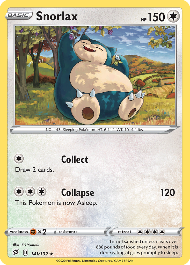 Snorlax (141/192) (Cosmos Holo) [Sword & Shield: Rebel Clash] | Game Haven TX