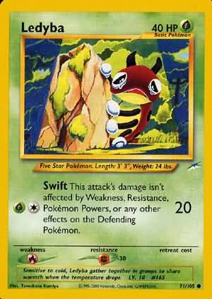Ledyba (71/105) [Neo Destiny Unlimited] | Game Haven TX