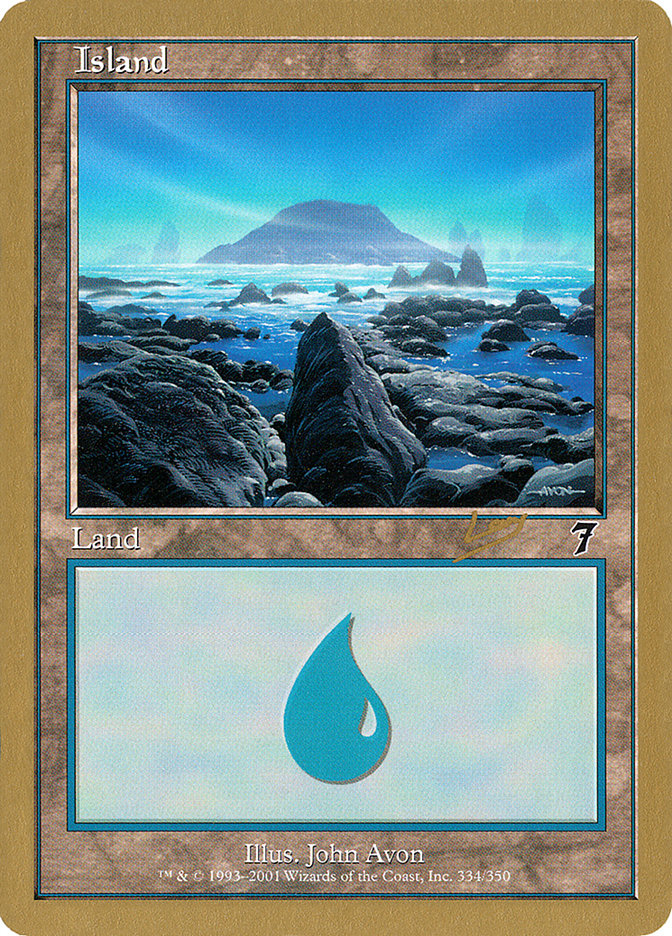 Island (rl334) (Raphael Levy) [World Championship Decks 2002] | Game Haven TX