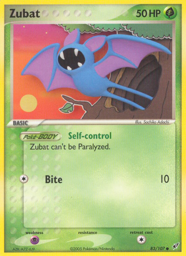 Zubat (83/107) [EX: Deoxys] | Game Haven TX