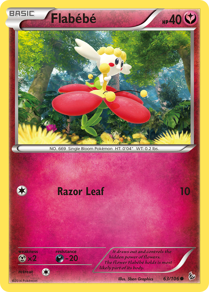 Flabebe (63/106) [XY: Flashfire] | Game Haven TX