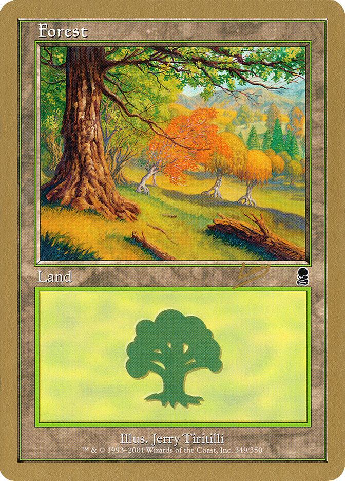 Forest (349) (Raphael Levy) [World Championship Decks 2002] | Game Haven TX