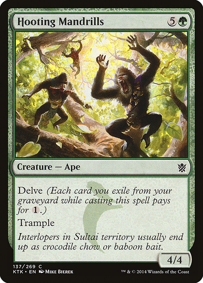 Hooting Mandrills [Khans of Tarkir] | Game Haven TX