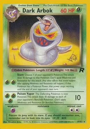Dark Arbok (19/82) (W Stamped Promo) [Team Rocket Unlimited] | Game Haven TX