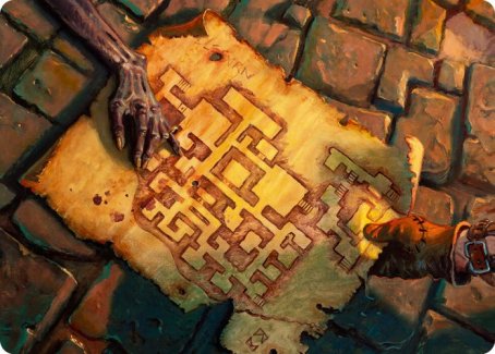 Dungeon Map Art Card [Dungeons & Dragons: Adventures in the Forgotten Realms Art Series] | Game Haven TX