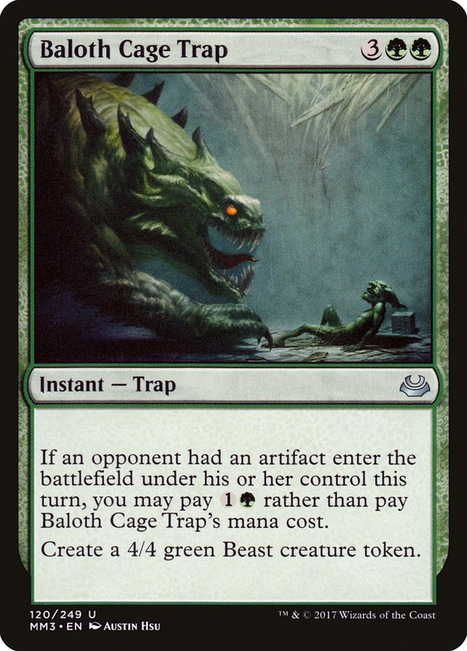 Baloth Cage Trap [Modern Masters 2017] | Game Haven TX