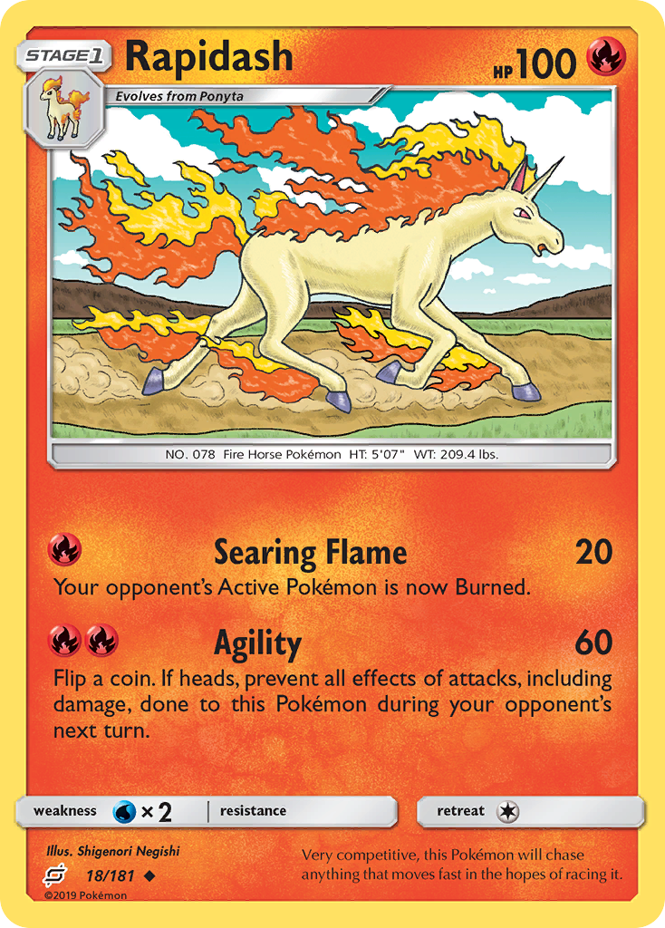 Rapidash (18/181) [Sun & Moon: Team Up] | Game Haven TX