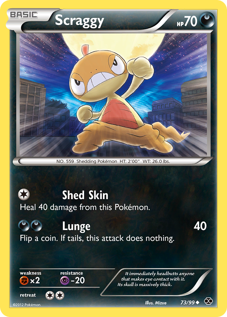 Scraggy (73/99) [Black & White: Next Destinies] | Game Haven TX