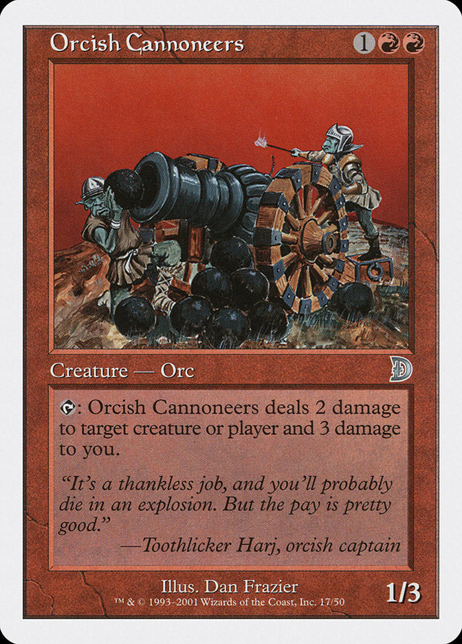 Orcish Cannoneers [Deckmasters] | Game Haven TX