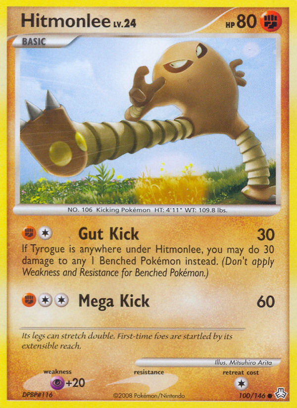 Hitmonlee (100/146) [Diamond & Pearl: Legends Awakened] | Game Haven TX