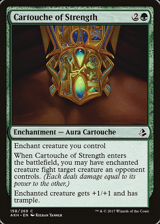 Cartouche of Strength [Amonkhet] | Game Haven TX