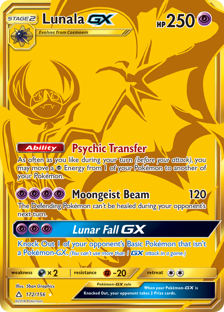 Lunala GX (172/156) [Sun & Moon: Ultra Prism] | Game Haven TX