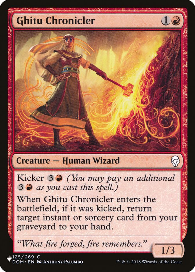 Ghitu Chronicler [The List] | Game Haven TX